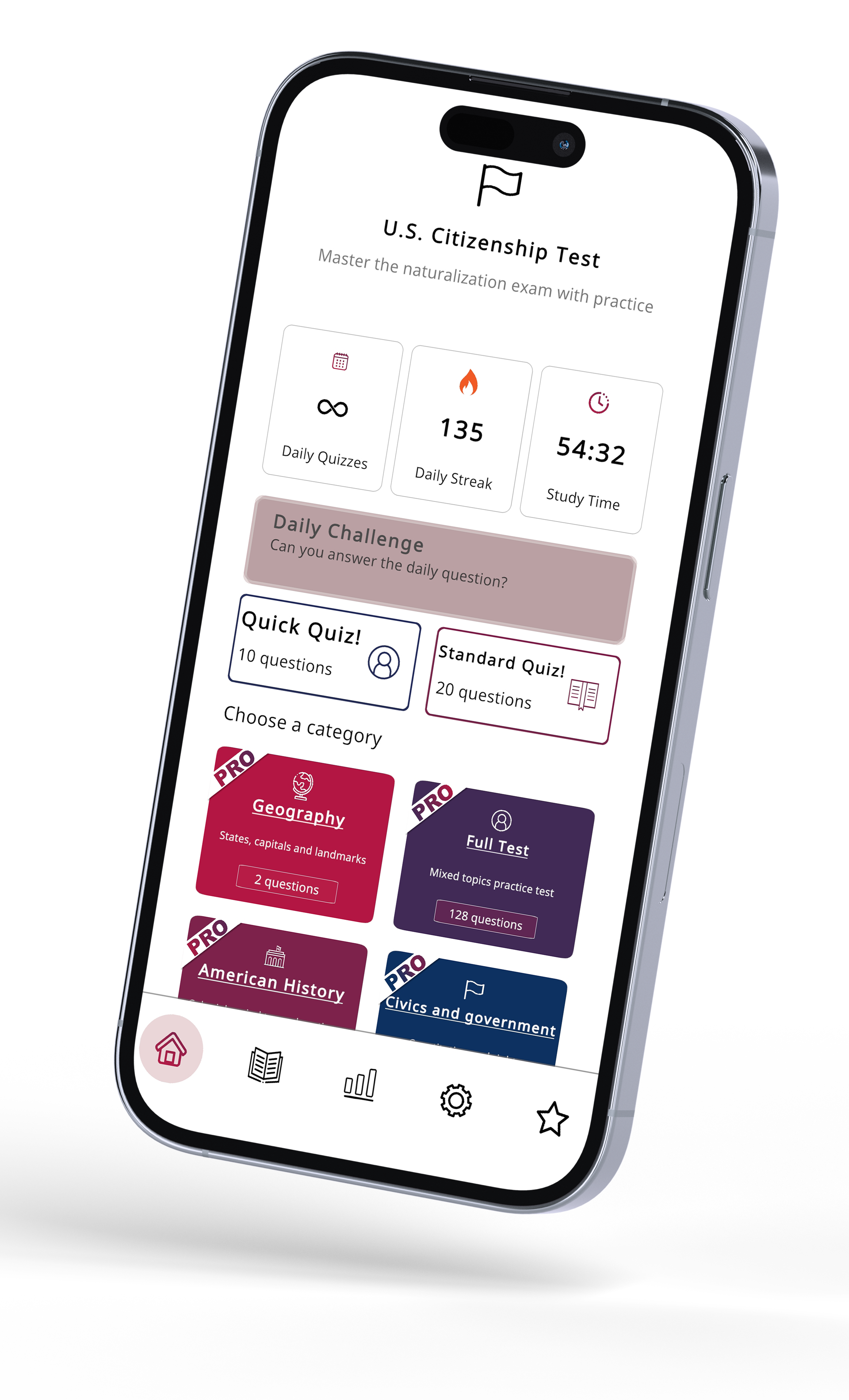 US Citizen App Interface